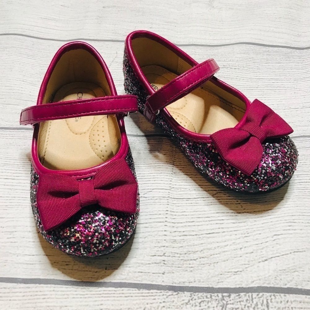 Cherokee glitter slip on shoes, 7